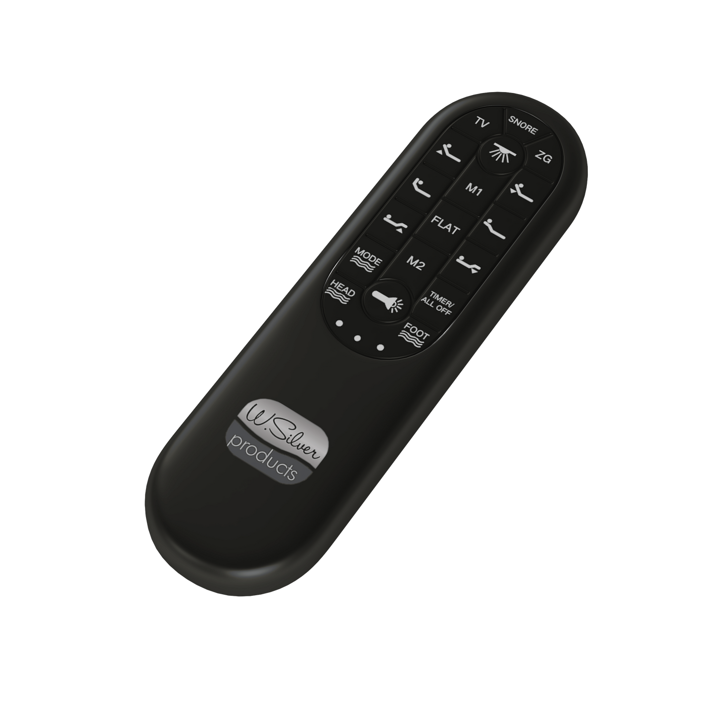 WSilver Adjustable Base Remotes Wireless 16-Button Remote