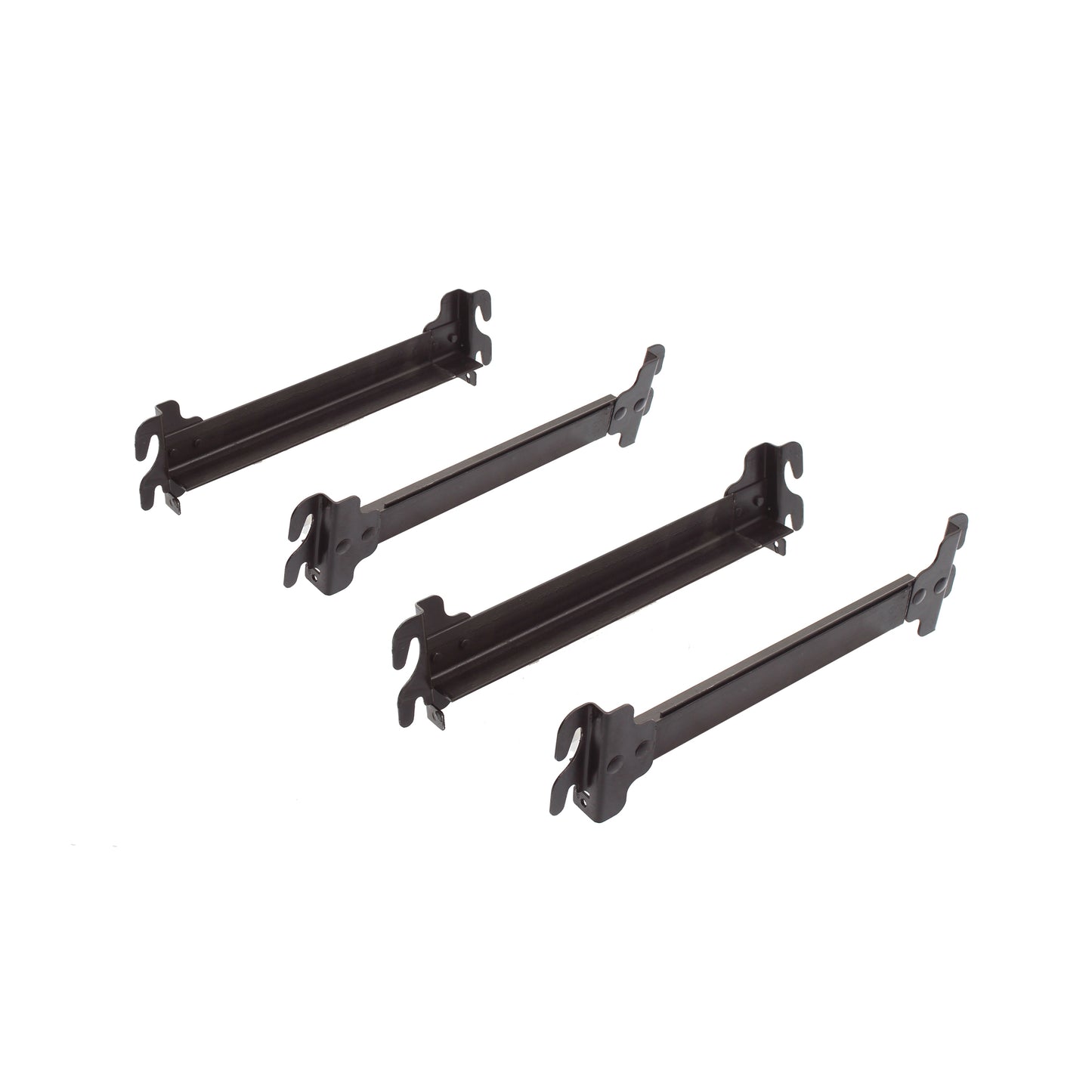 WSilver Display Rails Brackets on Both Ends