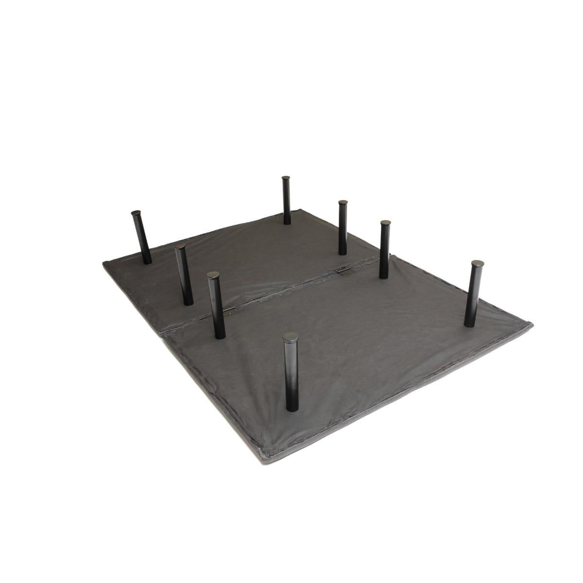 WSilver 14" 8 heavy-duty legs Upholstered High-Rise Platform Base