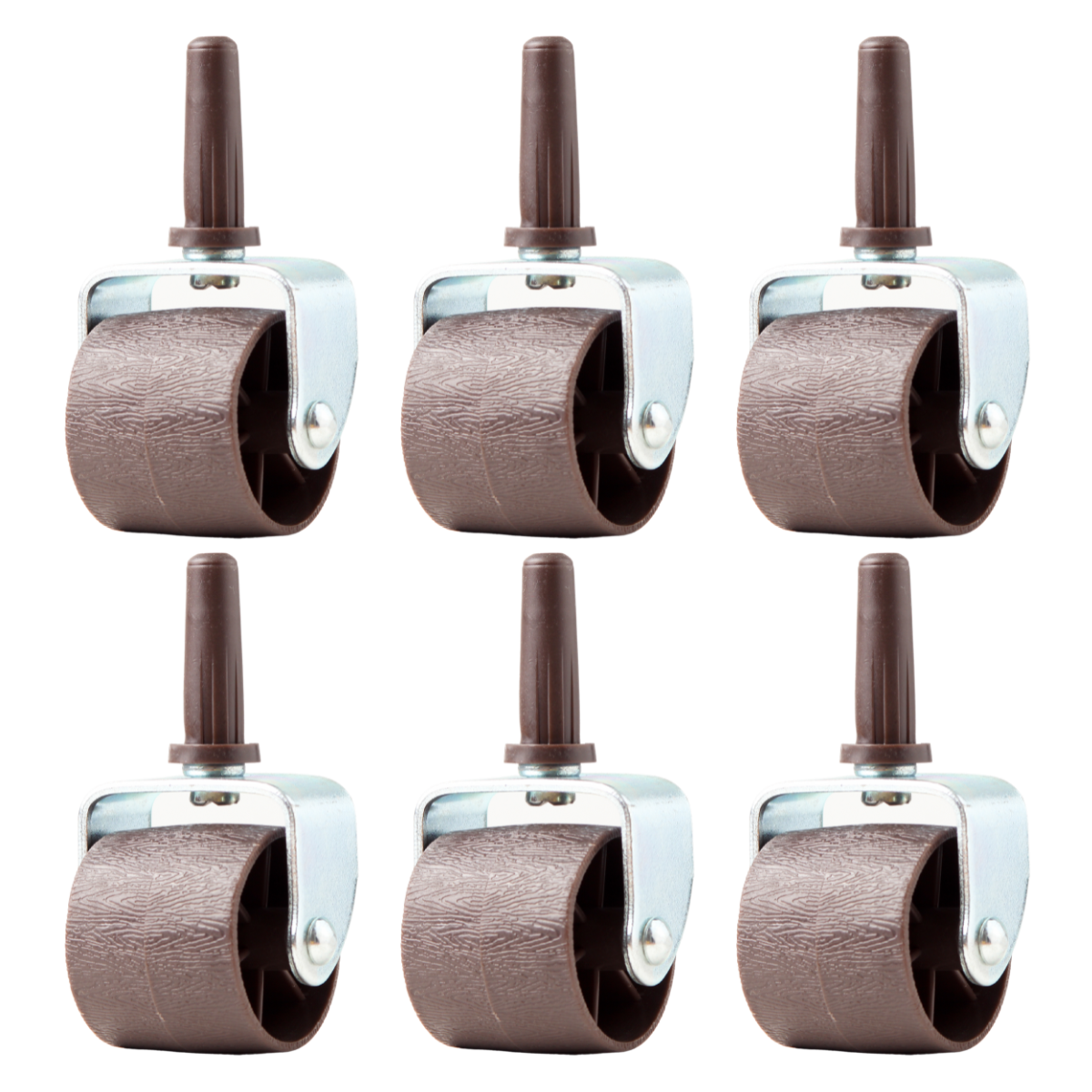 WSilver Rug Rollers Set of 6